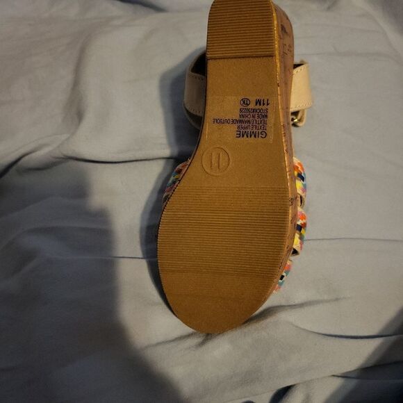 Children's jellypop size11 m wedge sandals NWOT - Picture 3 of 4